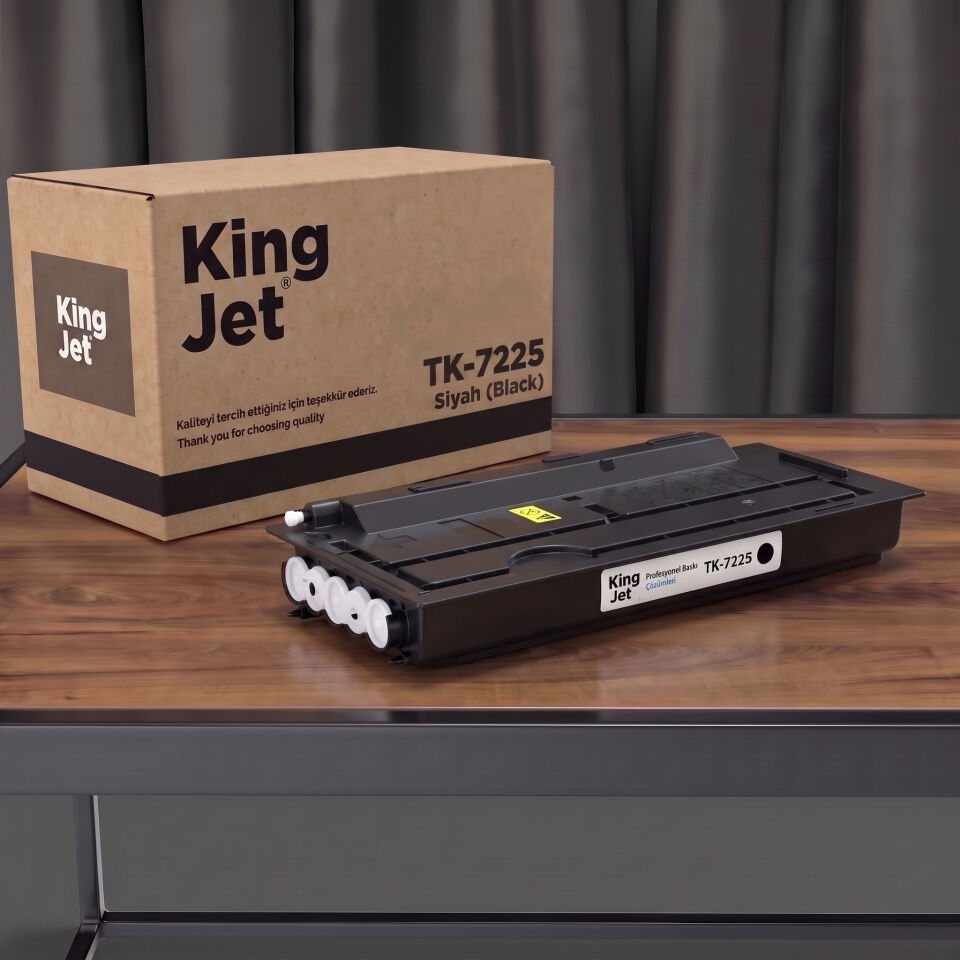 KingJET Kyocera Uyumlu TK-7225 Standart Kapasiteli (Tekli) Çipli Muadil Toner | TASKalfa 4012i