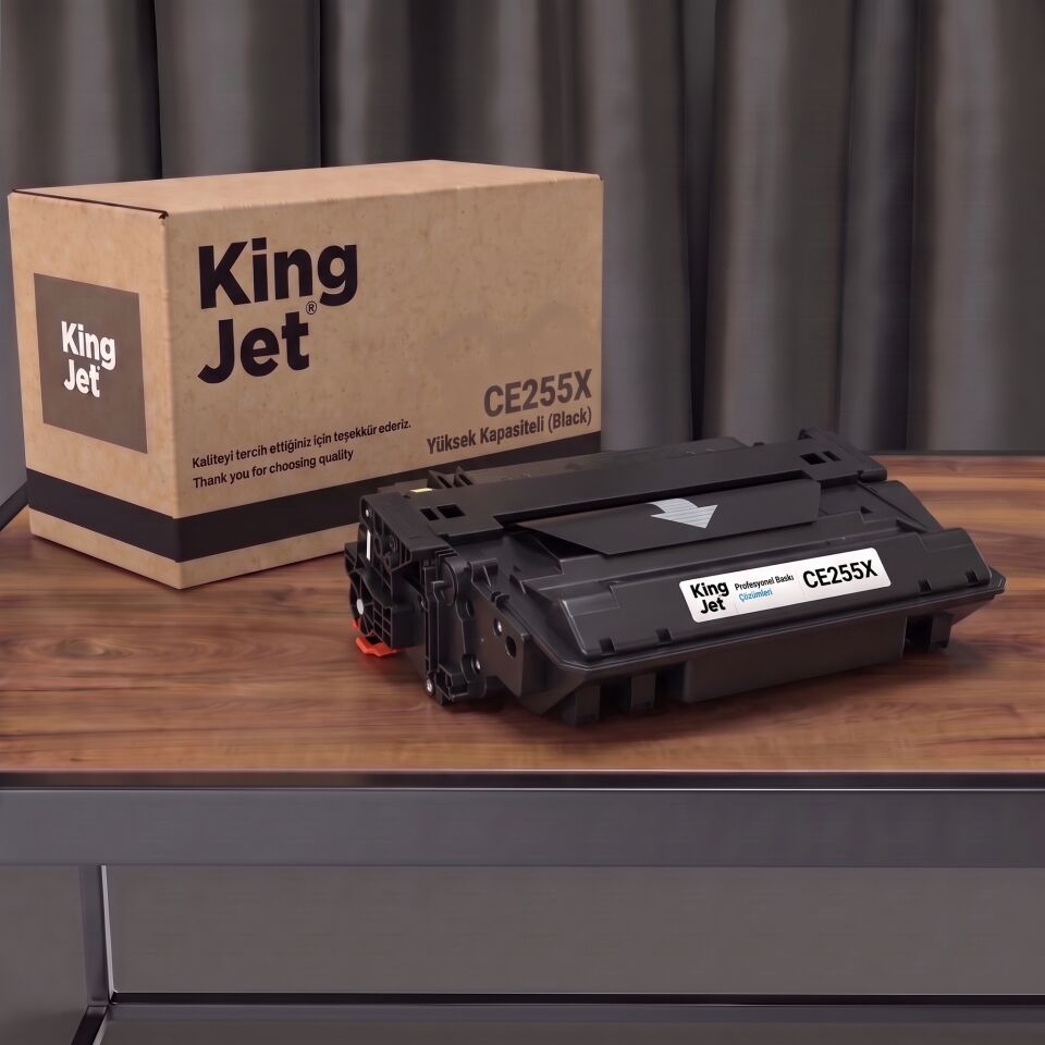 KingJET HP Uyumlu CE255X Yüksek Kapasiteli (20'li Paket) Çipli Muadil Toner | M525CM