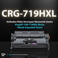 KingJET Canon Uyumlu CRG-719HXL Ekstra Yüksek Kapasiteli Çipli Muadil Toneri | LBP251dw
