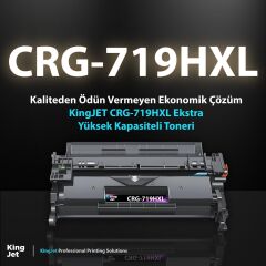 KingJET Canon Uyumlu CRG-719HXL Ekstra Yüksek Kapasiteli Çipli Muadil Toneri |MF418x