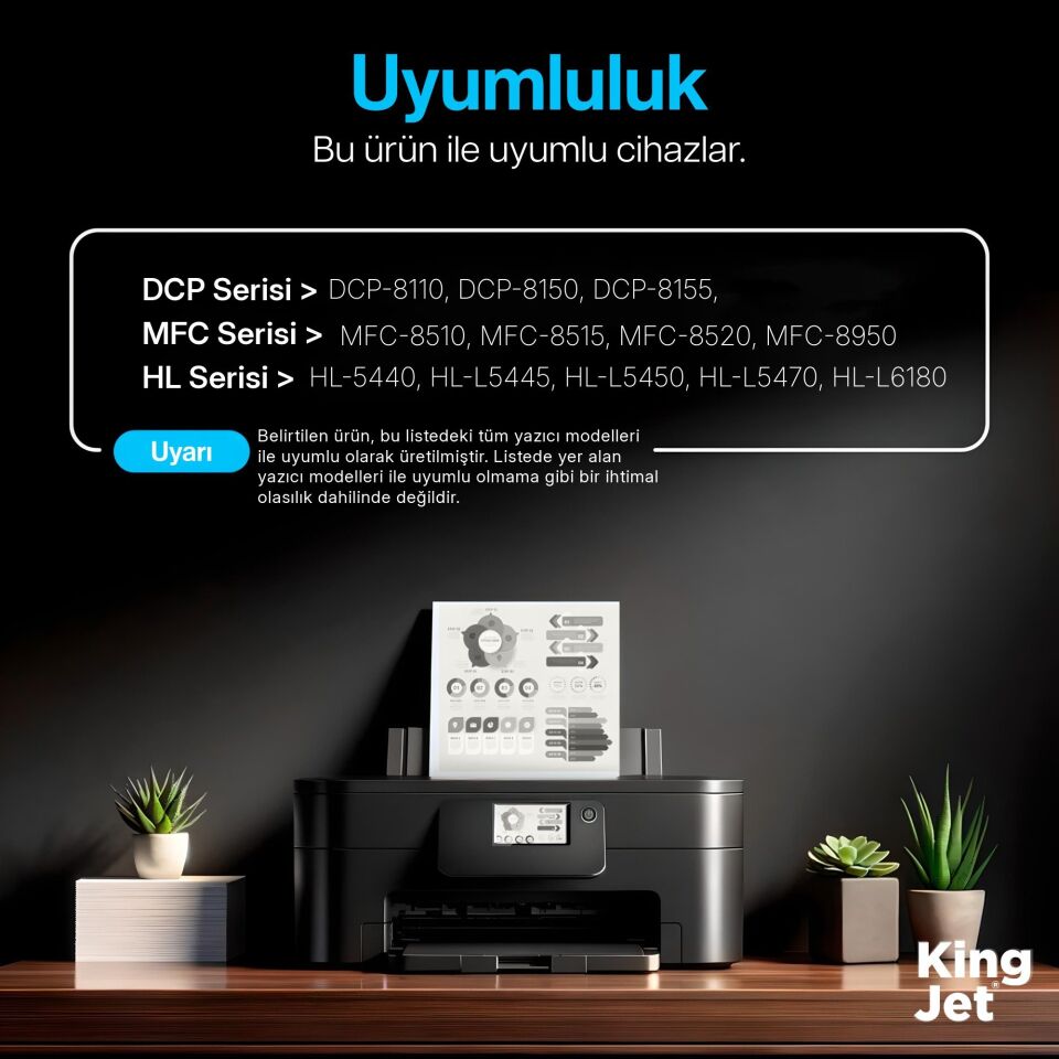 KingJET Brother Uyumlu DR750 Standart Kapasiteli (2'li Paket) Muadil Drum Ünitesi | HL-5440D