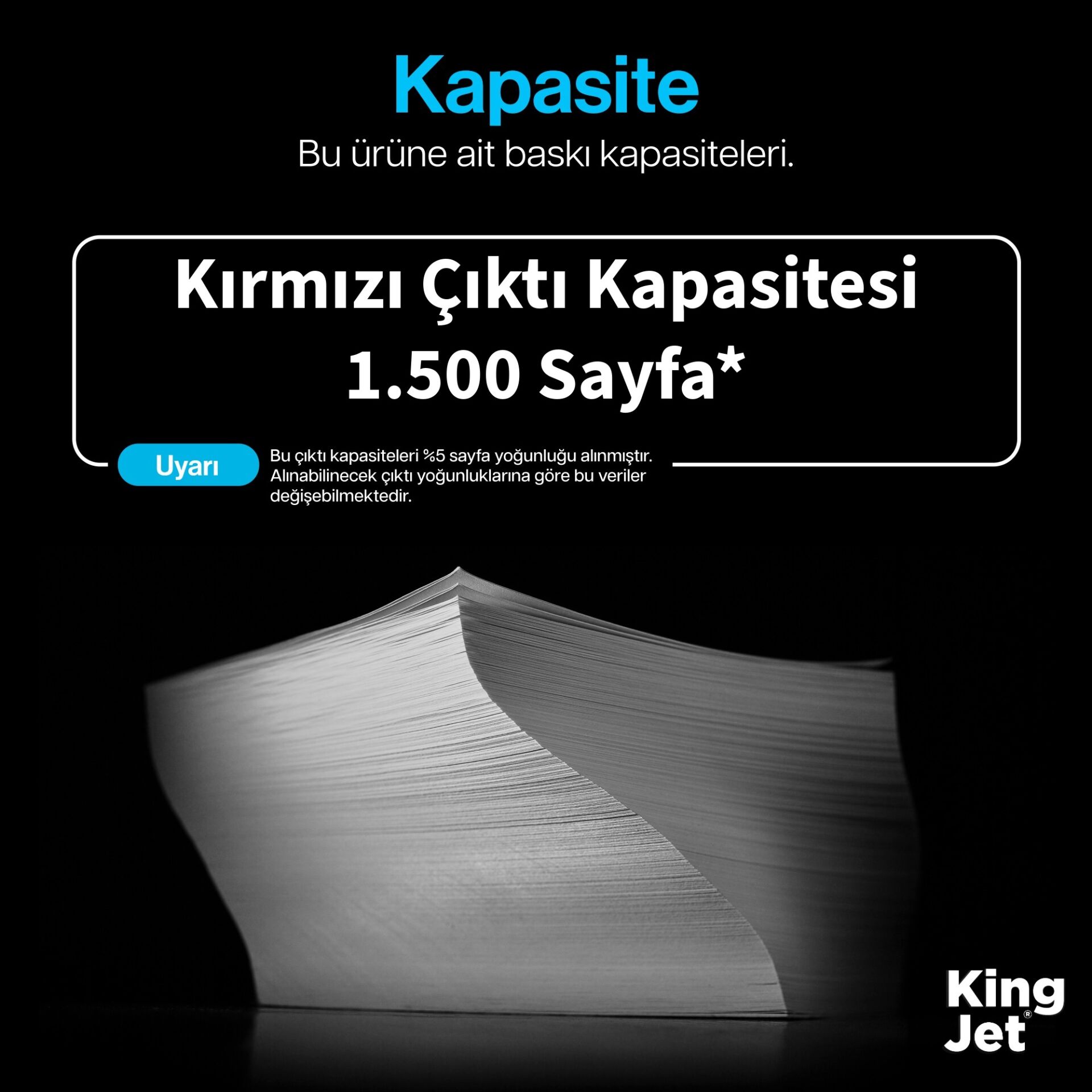 KingJET Canon Uyumlu CRG-731 Kırmızı Standart Kapasiteli (Tekli) Çipli Muadil Toner | MF624Cdt baskı kapasitesi