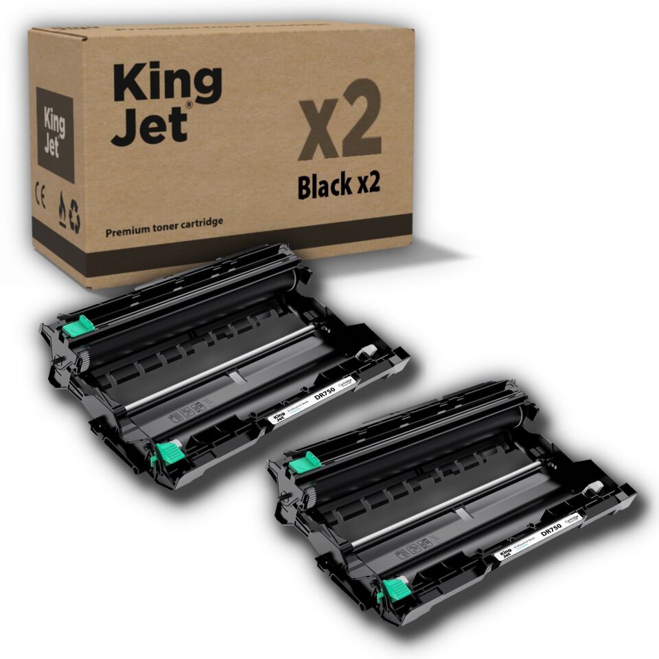 KingJET Brother Uyumlu DR750 Standart Kapasiteli (2'li Paket) Muadil Drum Ünitesi | HL-5470DWT