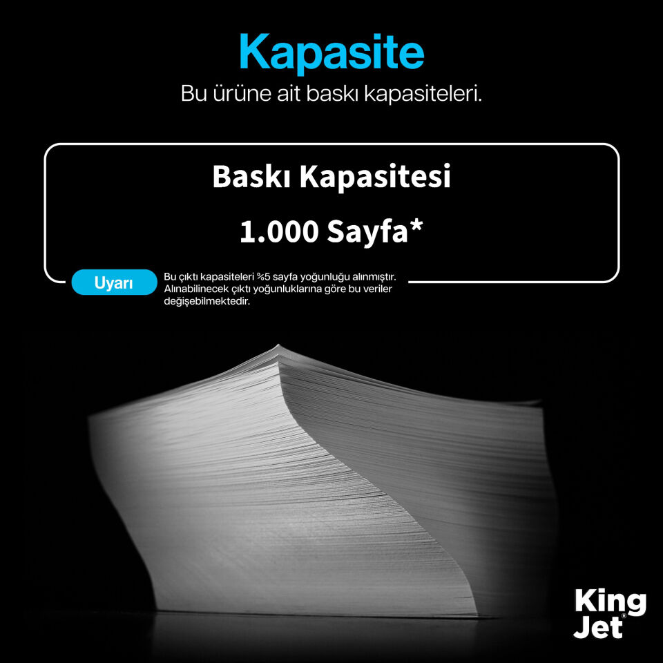 KingJET Brother Uyumlu TN-1040 Standart Kapasiteli (4'lü Paket) Muadil Toner | MFC-1911W