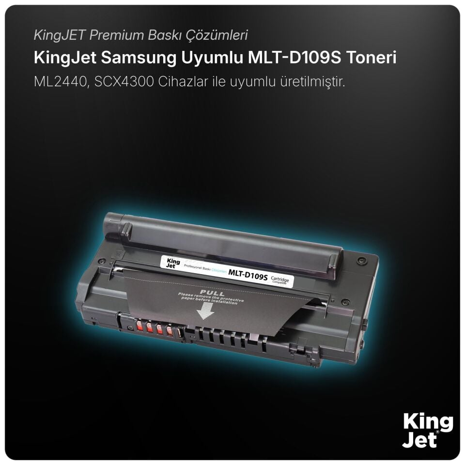 KingJET Samsung Uyumlu MLT-D109S Standart Kapasiteli Muadil Toner | SCX-4300