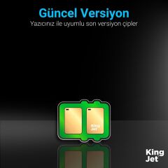Kingjet HP 655 Uyumlu Standart Kapasiteli 4 Renk (Takım) Muadil Kartuş Çipli | Deskjet 5525