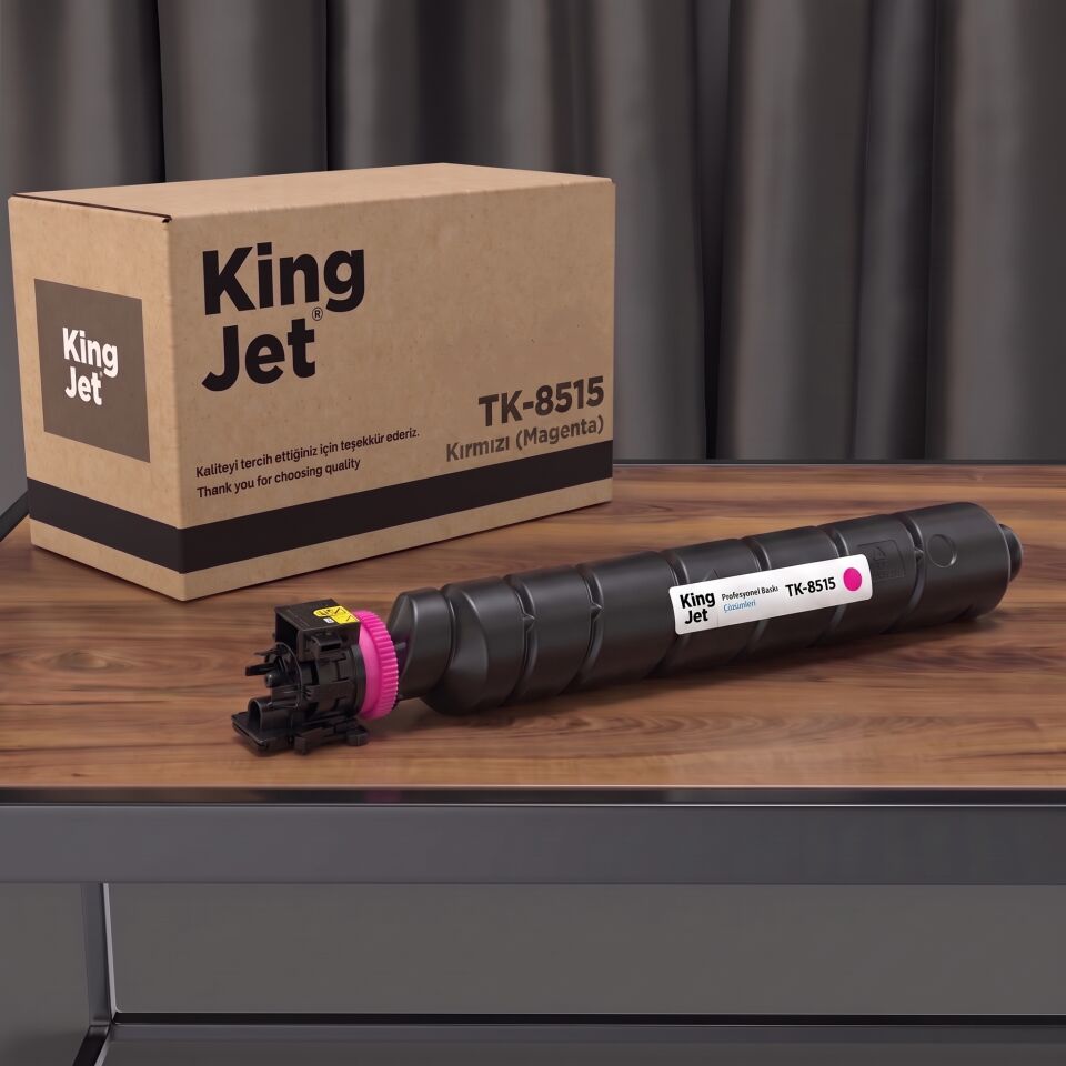 KingJET Kyocera Uyumlu TK-8515 Kırmızı Muadil Toner