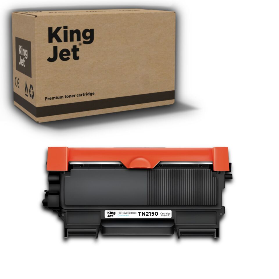 KingJET Brother Uyumlu TN-2150 Standart Kapasiteli (Tekli) Muadil Toner