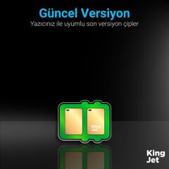 Kingjet Canon  PGI-550XL & CLI-551XL Uyumlu 5 Renk (Takım) Muadil Kartuş Çipli | PIXMA MG7500