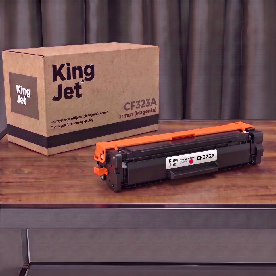 KingJET HP Uyumlu CF323A (653A) Kırmızı Standart Kapasiteli (Tekli) Çipli Muadil Toner | M680DN