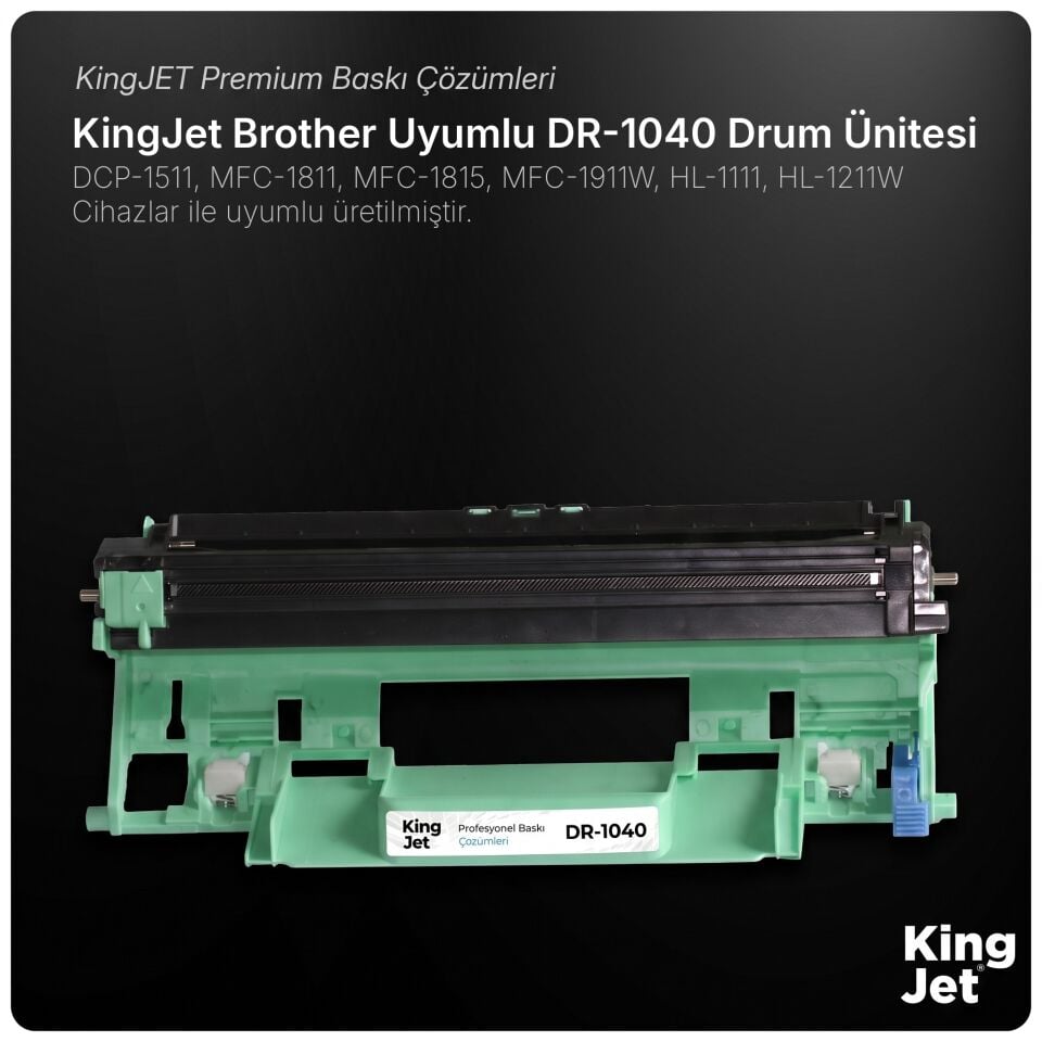 KingJET Brother Uyumlu DR-1040 (Tekli) Muadil Drum Ünitesi