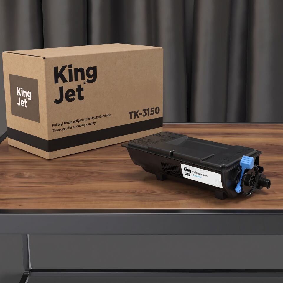 KingJET Kyocera Uyumlu TK-3150 Standart Kapasiteli (Tekli) Çipli Muadil Toner | ECOSYS M3540idn