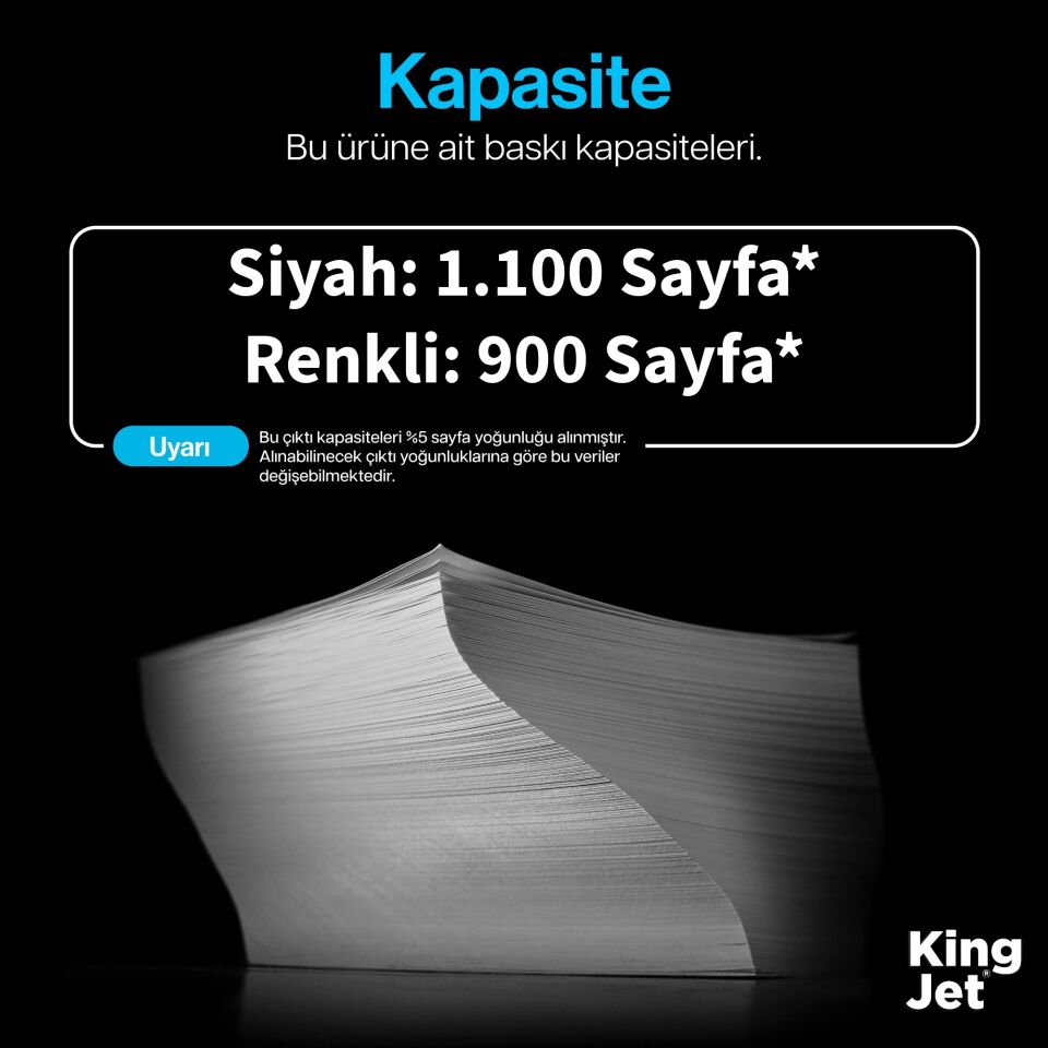 KingJET HP Uyumlu 204A 4 Renk Standart Kapasiteli (Takım) Çipli Muadil Toner | M452DW