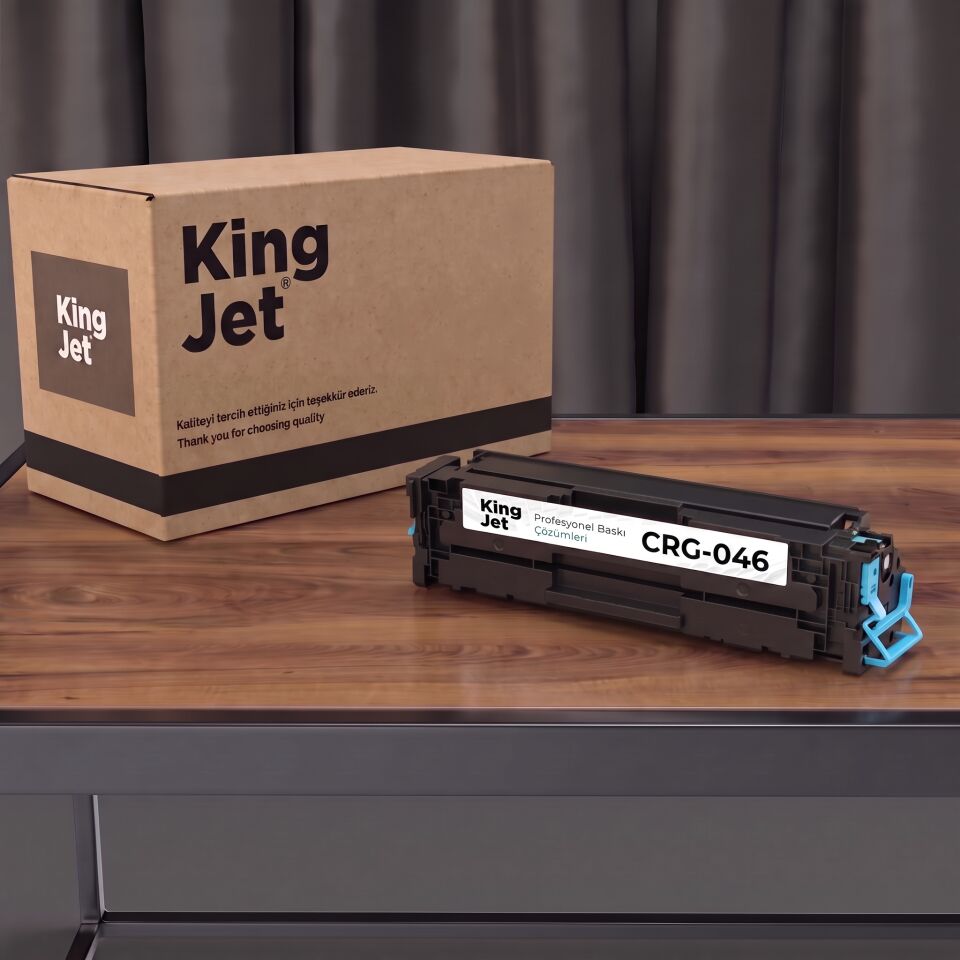 KingJET Canon Uyumlu CRG-046 Mavi Standart Kapasiteli (Tekli) Çipli Muadil Toner | Canon i-SENSYS LBP653Cdw