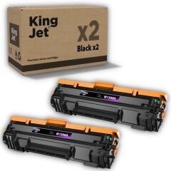 Kingjet HP Uyumlu (150A) W1500A Standart Kapasiteli (2'li Paket) Muadil Toner Çipli | Pro MFP M141