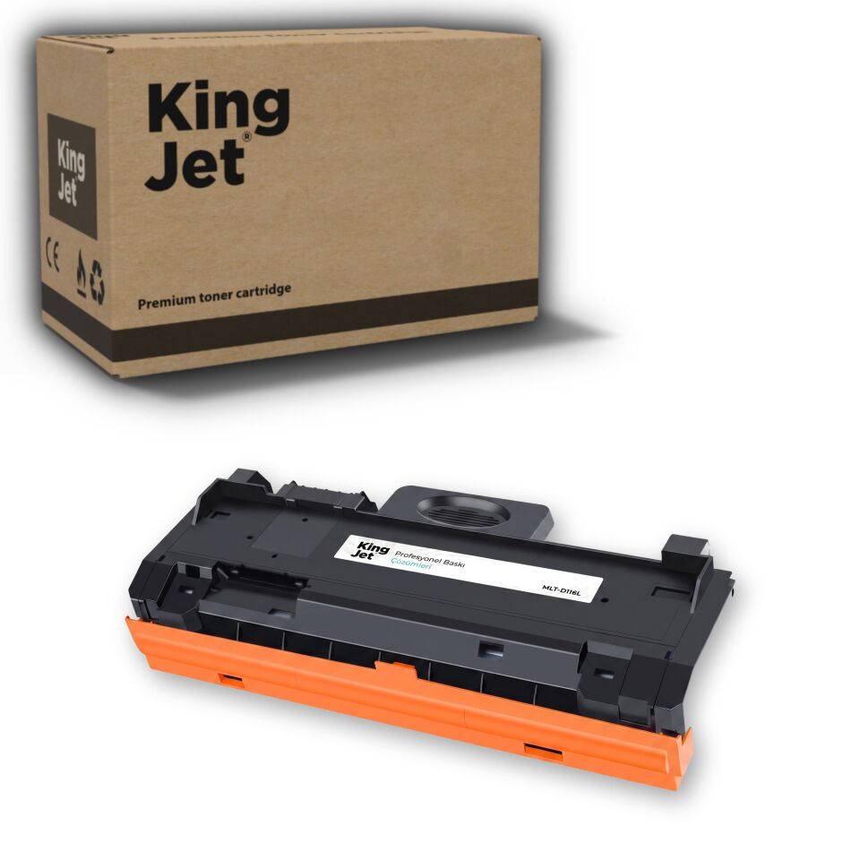KingJET Samsung Uyumlu MLT-D116L Yüksek Kapasiteli (Tekli) Çipli Muadil Toner