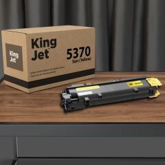 Kingjet Kyocera TK-5370 Uyumlu Standart Kapasiteli Sarı (Yellow) Muadil Toner Çipli |  ECOSYS MA3500cifx