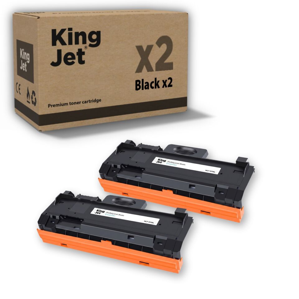 KingJET Samsung Uyumlu MLT-D116L Yüksek Kapasiteli (2'li Paket) Çipli Muadil Toner | Xpress SL-M2675F