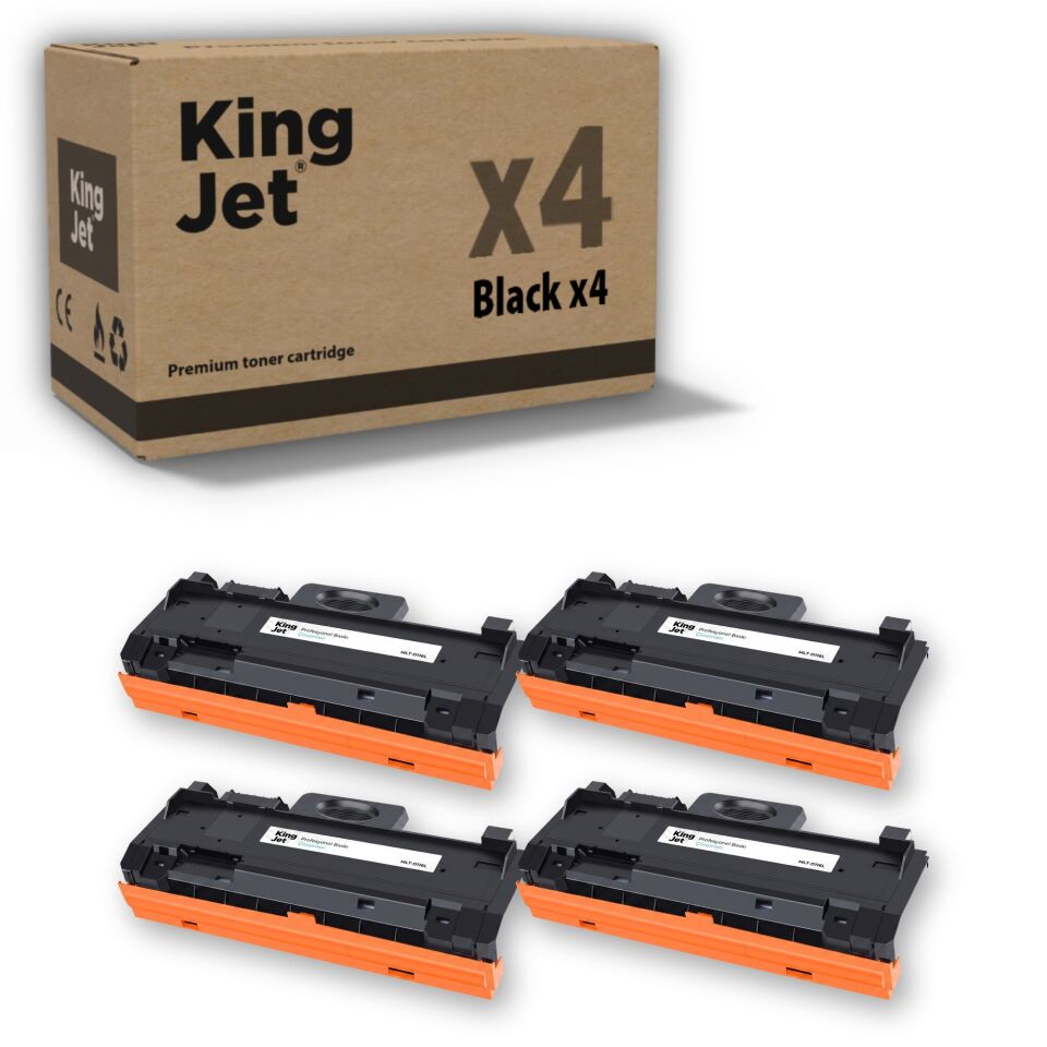 KingJET Samsung Uyumlu MLT-D116L Yüksek Kapasiteli (4'lü Paket) Çipli Muadil Toner | Xpress SL-M2875FW