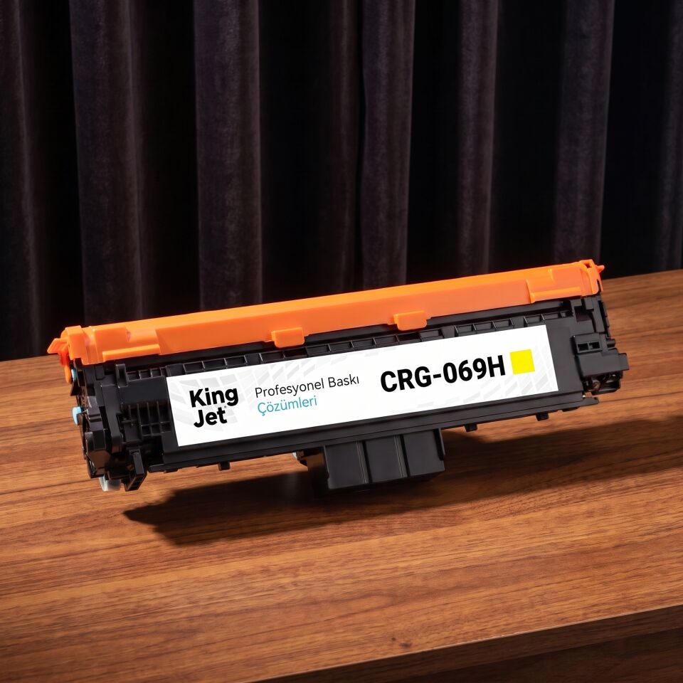 KingJET Canon Uyumlu CRG-069H Sarı Yüksek Kapasiteli (Tekli) Çipli Muadil Toner | i-SENSYS MF754Cdw