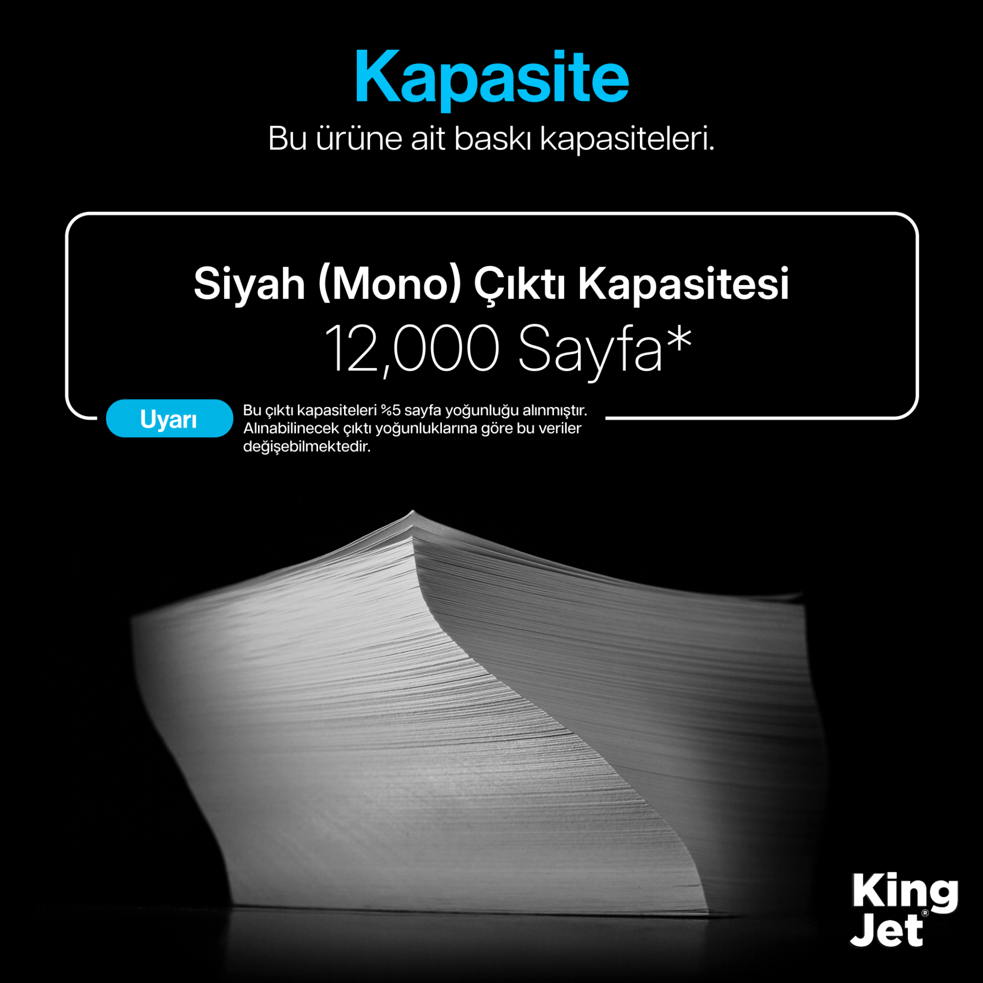 KingJET Brother Uyumlu DR-2125 (Tekli) Muadil Drum Ünitesi | HL-2170WR baskı kapasitesi