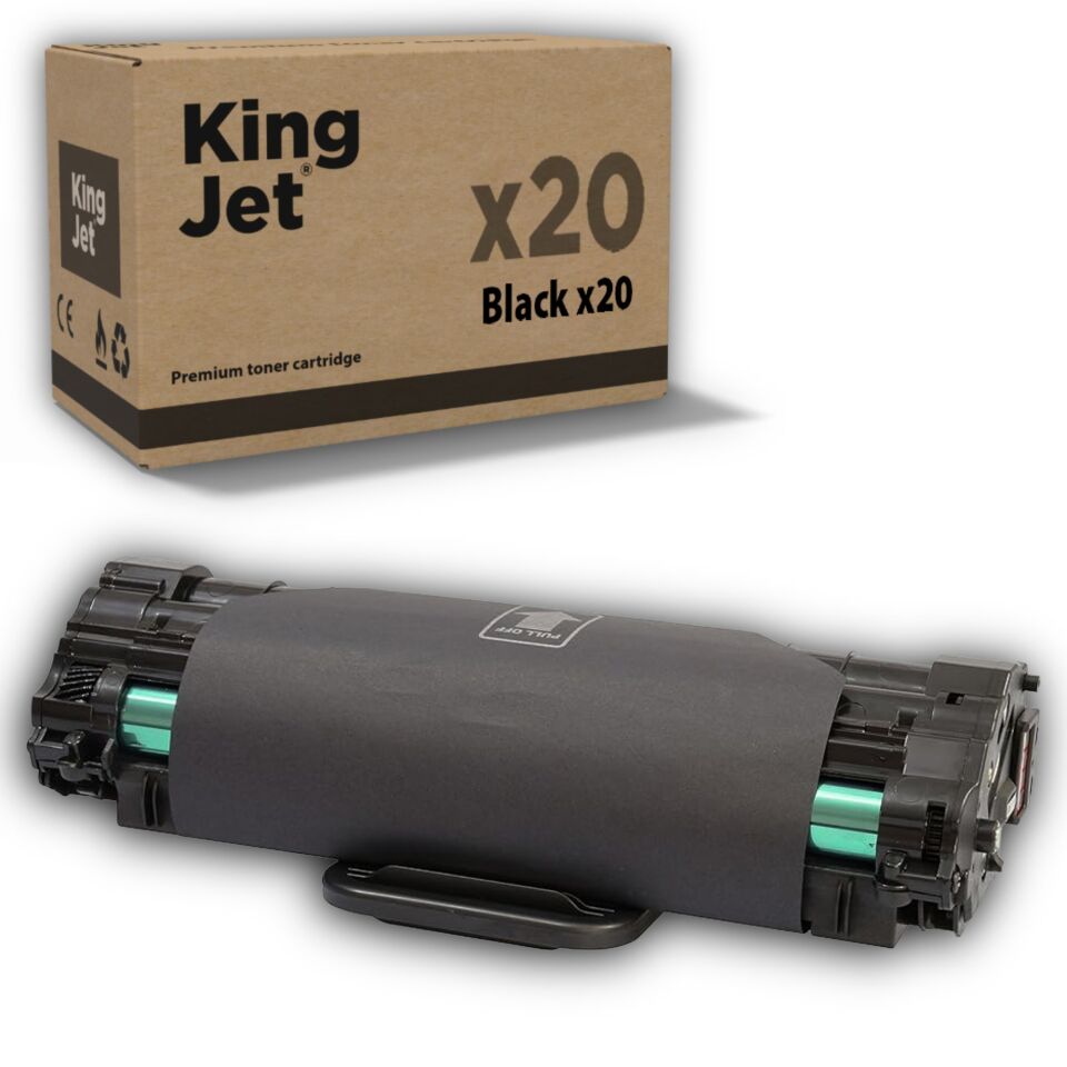 KingJET Samsung Uyumlu MLT-D108S Standart Kapasiteli (20'li Paket) Çipli Muadil Toner