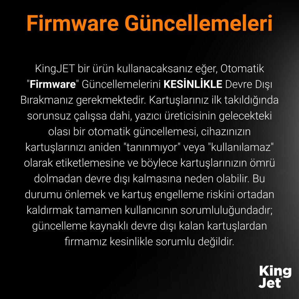 KingJET Canon Uyumlu CRG-731 Standart Kapasiteli 4 Renk (Takım) Çipli Muadil Toneri | MF8280cw