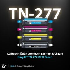 Kingjet Brother Uyumlu DCP-L3510CDW Yüksek Kapasiteli 4 Renk (Takım) Muadil Toner | TN-277