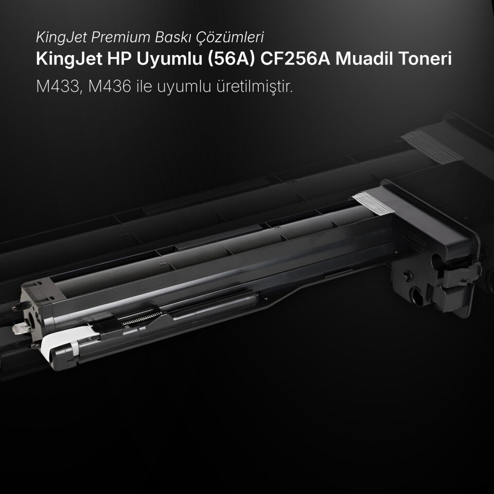 KingJET HP Uyumlu (56A) CF256A Standart Kapasiteli Çipli Muadil Toner