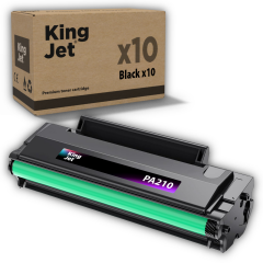 Kingjet Pantum PA-210 Uyumlu Standart Kapasiteli (10'lu Paket) Çipli Muadil Toner | M6550W Uyumlu Toner