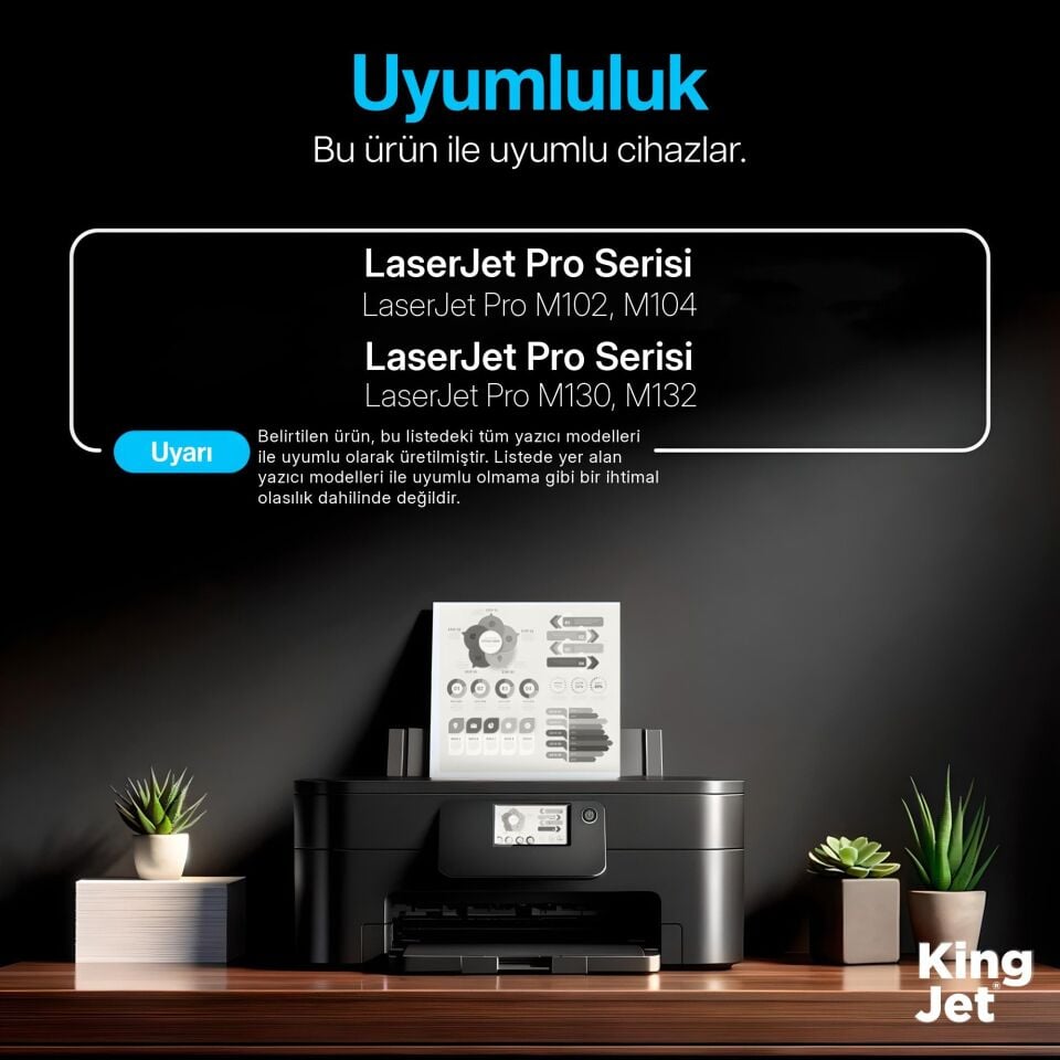 KingJET HP Uyumlu (19A) CF219A Standart Kapasiteli Muadil Drum Ünitesi | LaserJet Pro MFP M130