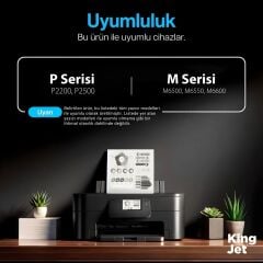 Kingjet Pantum PA-210 Uyumlu Standart Kapasiteli (20'li Paket) Çipli Muadil Toner | M6600 Uyumlu Toner