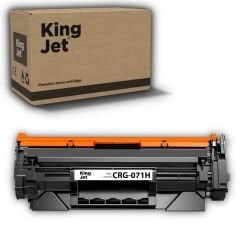 Kingjet Canon Uyumlu (071H) CRG-071H Yüksek Kapasiteli Muadil Toner Çipli