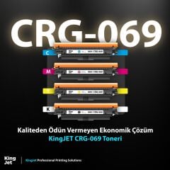 Kingjet Canon Uyumlu (069) CRG-069 Standart Kapasiteli Muadil Toner Çipli | I-SENSYS LBP673 Uyumlu