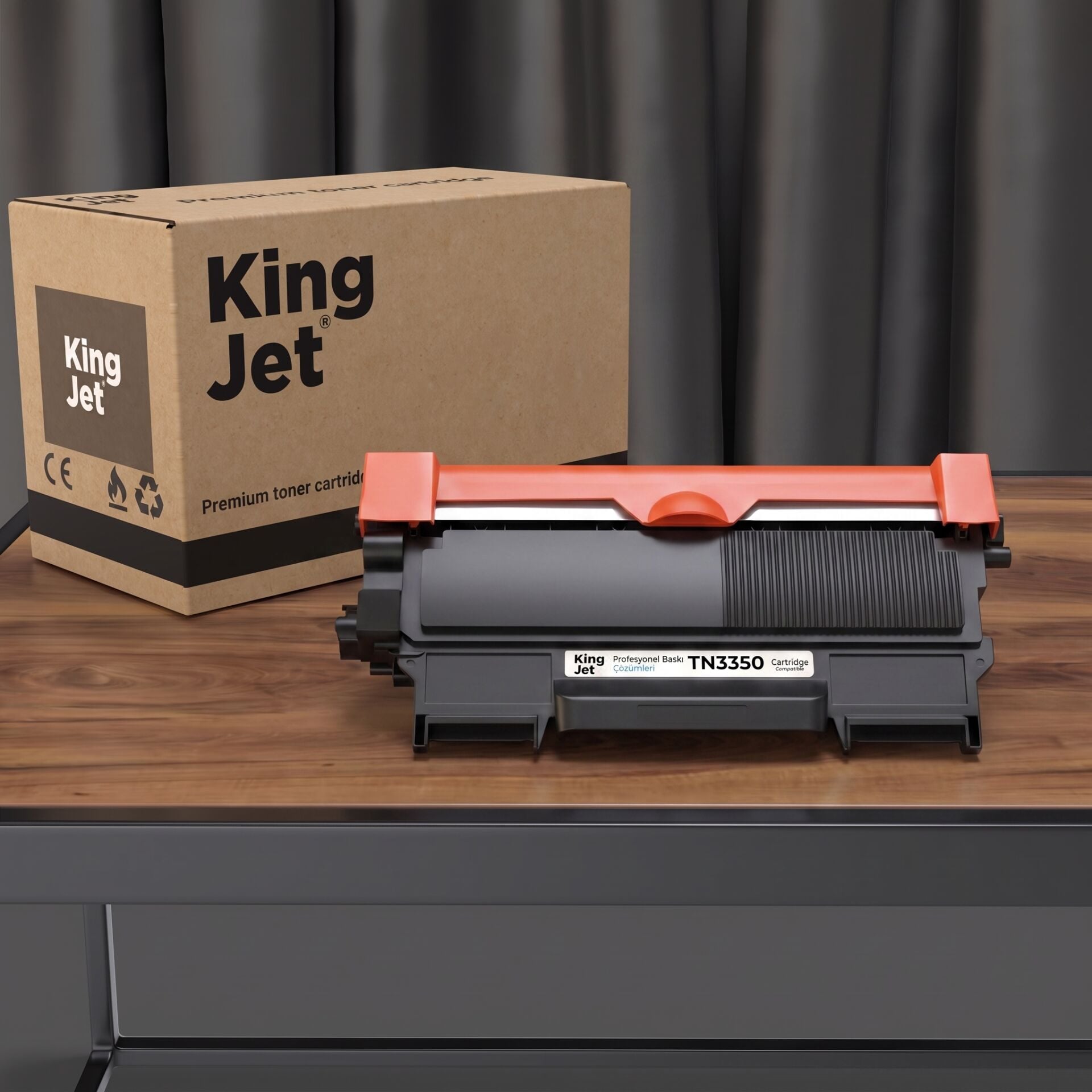 KingJET Brother Uyumlu TN-3350 Yüksek Kapasiteli (Tekli) Muadil Toner | MFC-8950DWT
