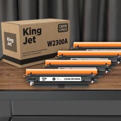 Kingjet Hp Color LaserJet Pro MFP 4303fdwe Uyumlu Standart Kapasiteli Çipli Muadil Toner | W2300A