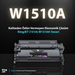 Kingjet Hp Uyumlu (151A) W1510A Standart Kapasiteli Çipli Muadil Toner | LaserJet Pro 4003dn