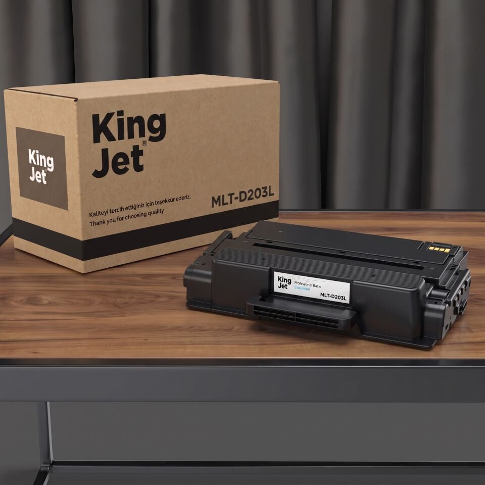 KingJET Samsung Uyumlu MLT-D203L Yüksek Kapasiteli (Tekli) Çipli Muadil Toner