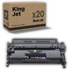 Kingjet Hp Uyumlu 151A W1510A Standart Kapasiteli Çipli (20'li Paket) Muadil Toner | 4003dw