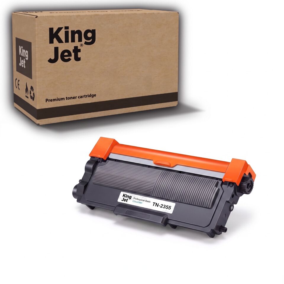 KingJET Brother Uyumlu TN-2355 Yüksek Kapasiteli (Tekli) Muadil Toner | HL-L2300D