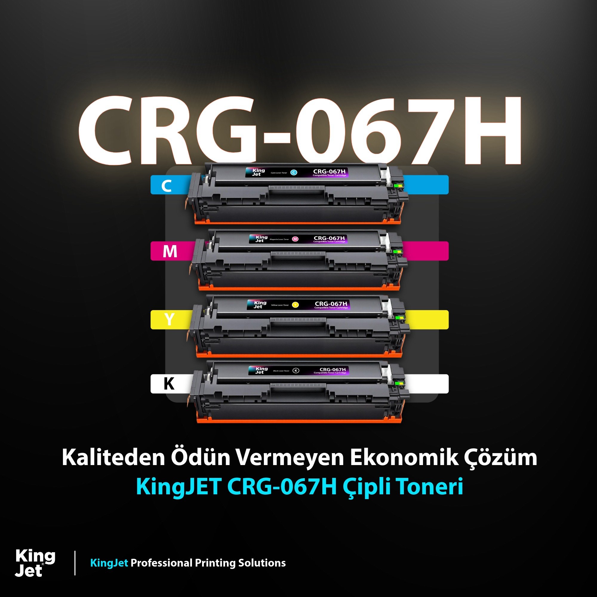 KingJET Canon CRG-067H Ana Görsel