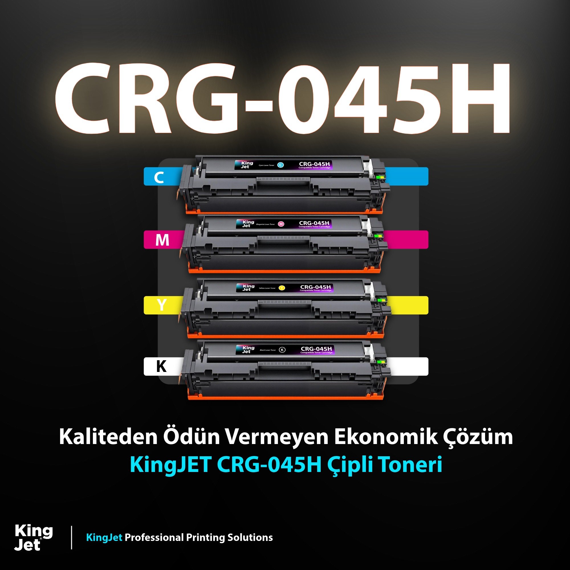 KingJET Canon CRG-045H Ana Görsel